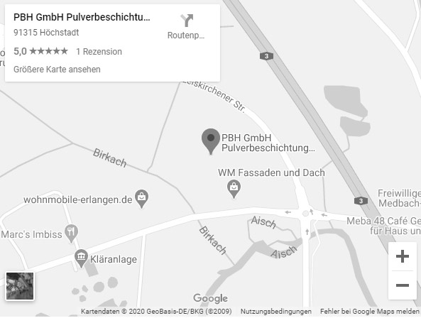 Anfahrt Pbh Pulverbeschichtung Hochstadt